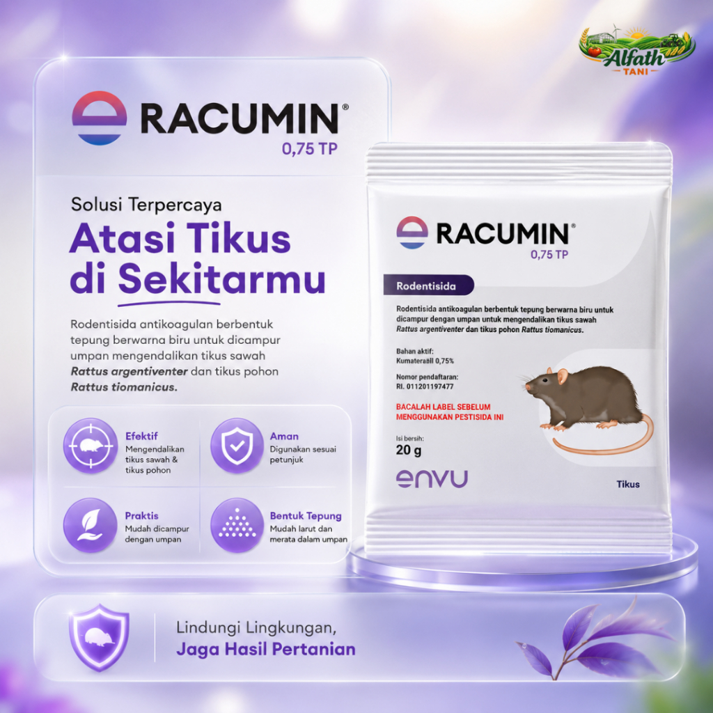 Racumin 20 Gram - Rodentisida Efektif untuk Tikus