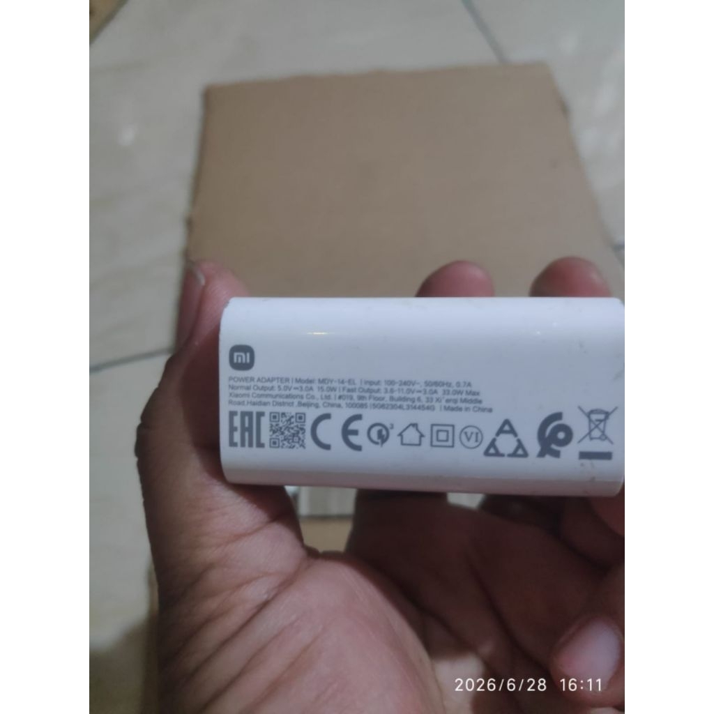 cas redmi 33watt orginal copotan