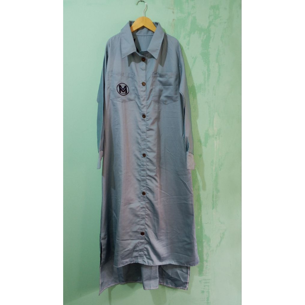 132. gamis poetri boengsoe hijau mint