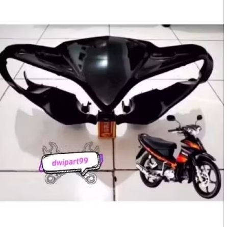 Batok Depan Jupiter Z New Burhan ORI Abs Hitam Glosy