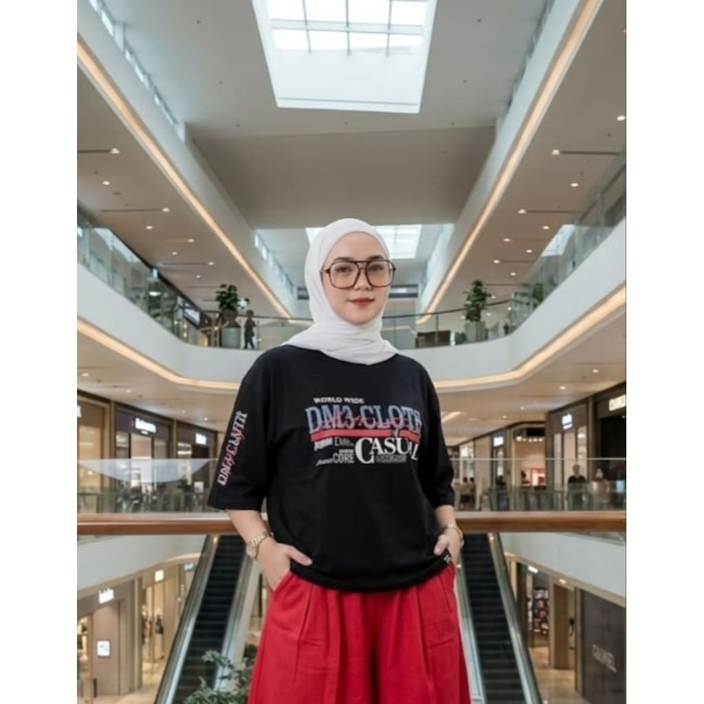 "MORRA"kaos wanita oversize dm3_cloth