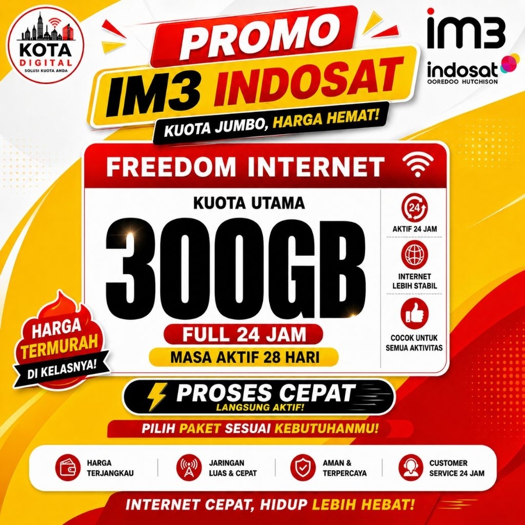 PROMO 300GB FULL INDOSAT