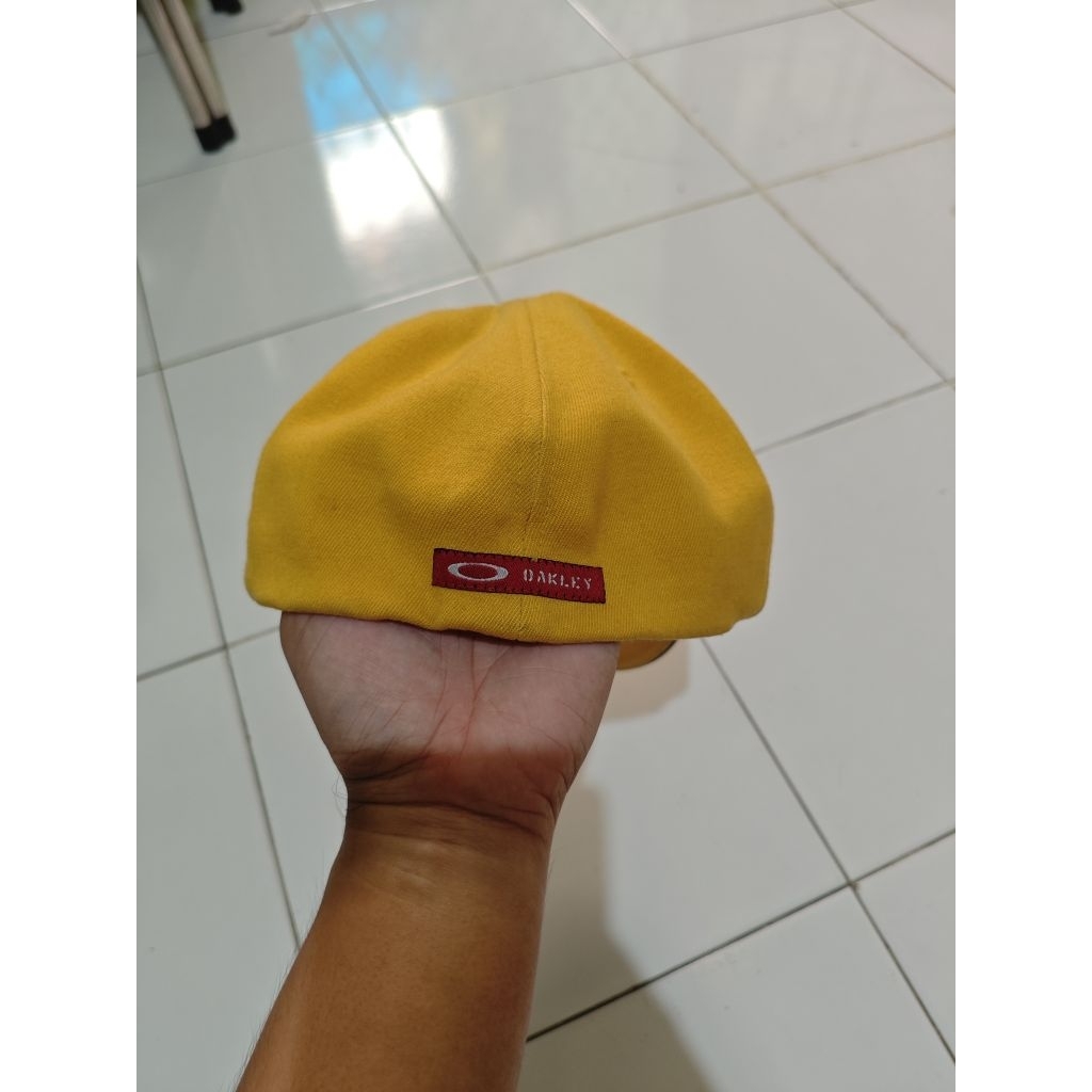 Topi Hat Caps Oakley yellow skull original