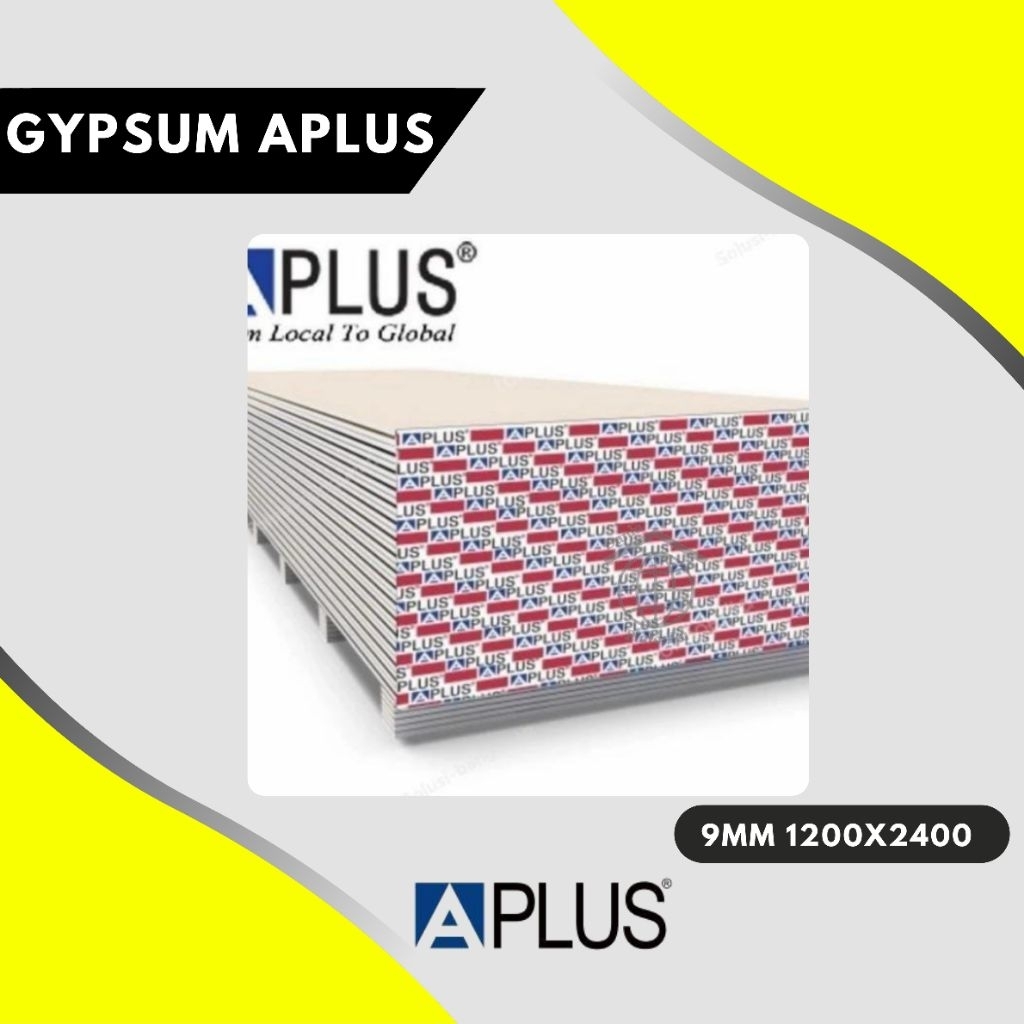 Gypsum Aplus 09mm 1200x2400/ gipsum aplus/ gypsum aplus 9 mm/ plafon gypsum / gypsum  A+ / gypsum ap