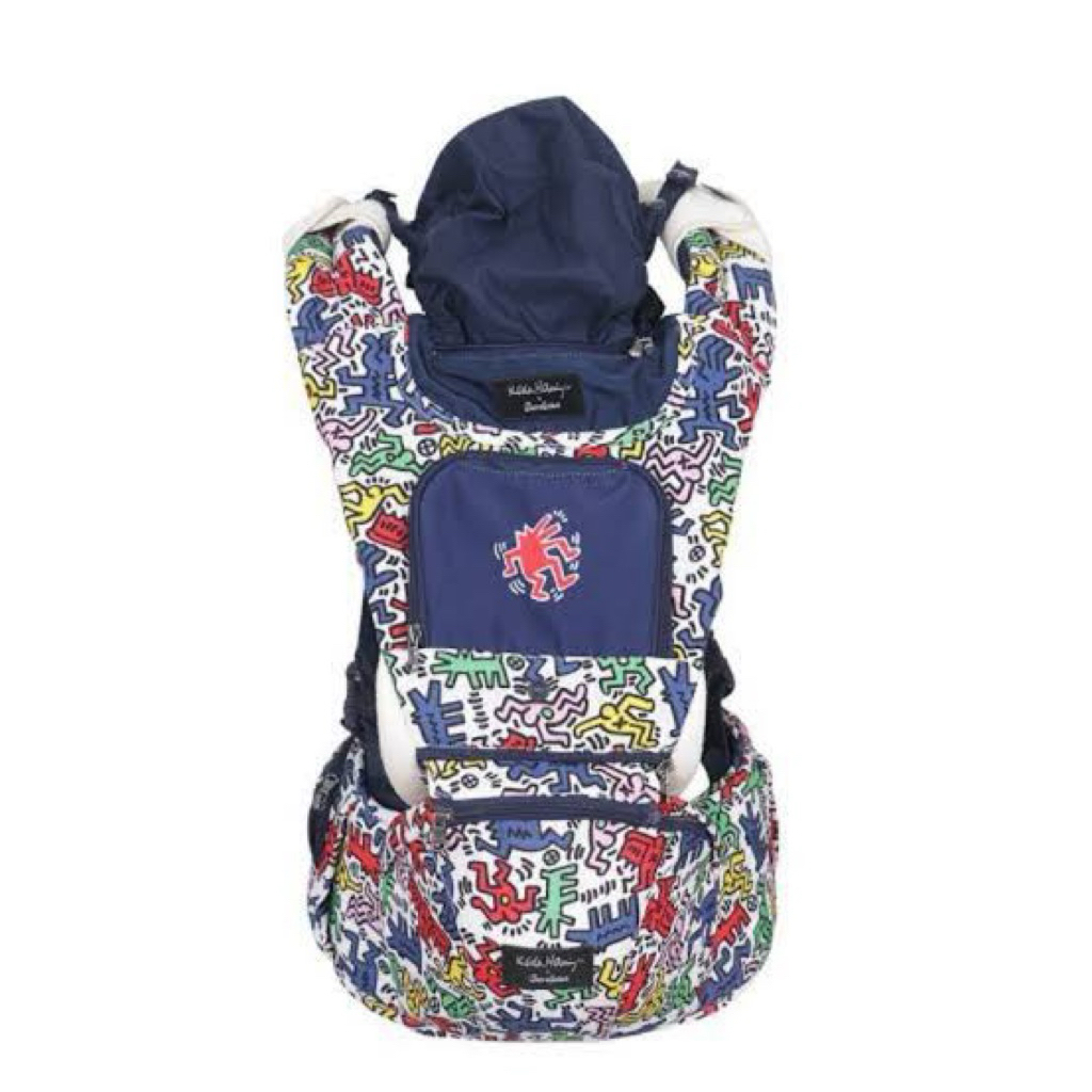 Buy 1 Get 1 - Cocolatte x Keith Haring Comfy Electric Swing  + Hipseat Carrier