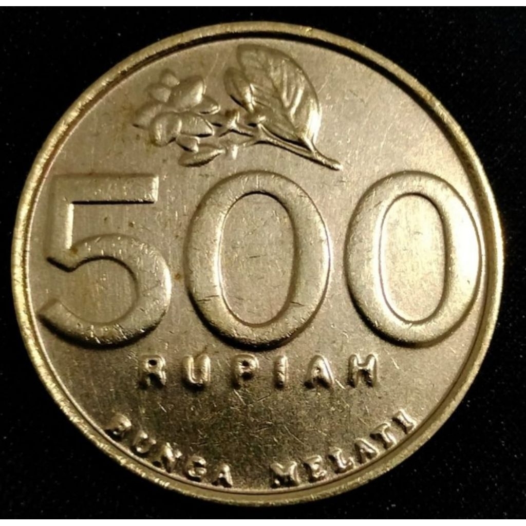 Uang Logam Kuno 500rupiah gambar melati untuk Mahar dan Koleksi Numismatik
