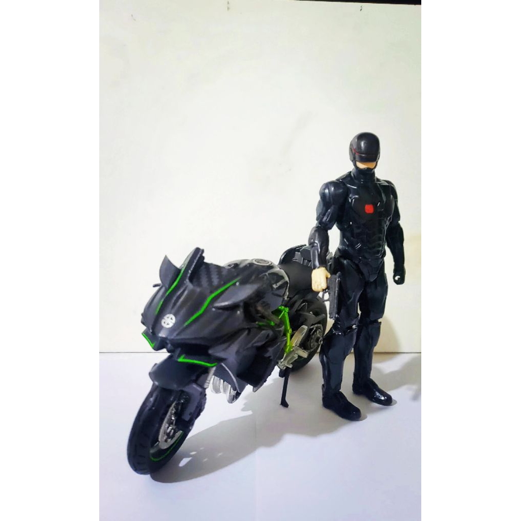 RoboCop V3.0 (Black Armor) kolaborasi Kawasaki Ninja H2 / H2R