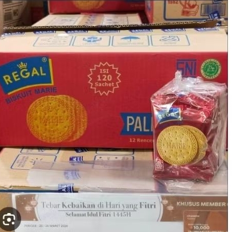Biskuit Marie REGAL 1Dus /Karton isi 12 Renceng x 10p