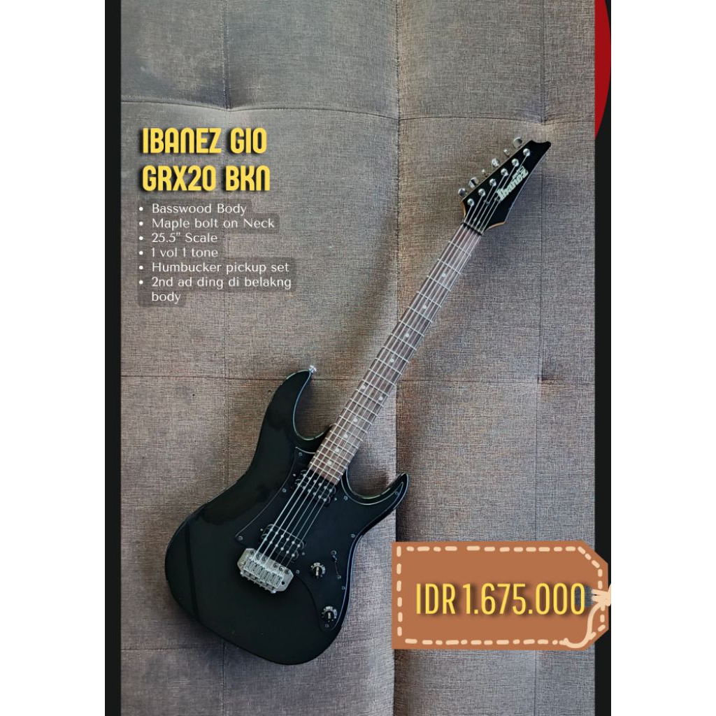 Ibanez gio grx20 bkn plus admin 10%