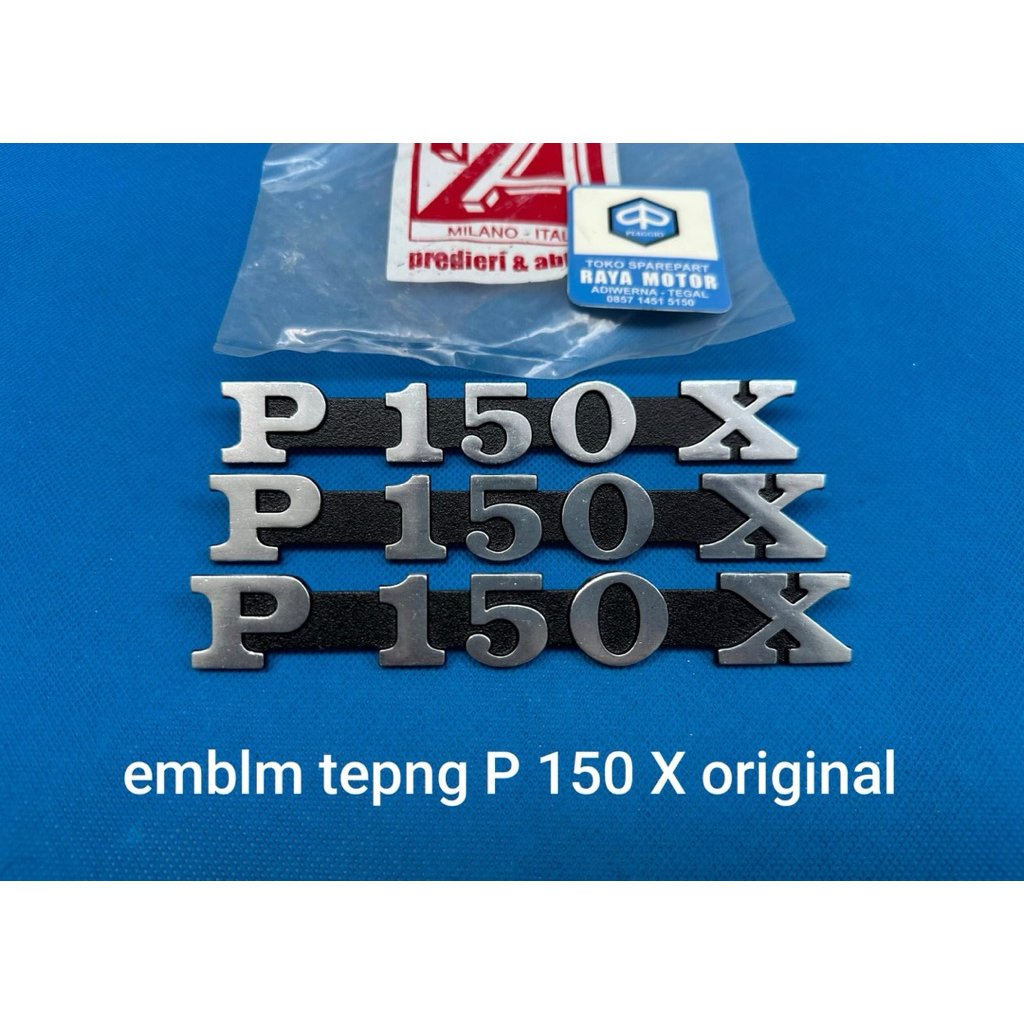 emblem tepong vespa PX original