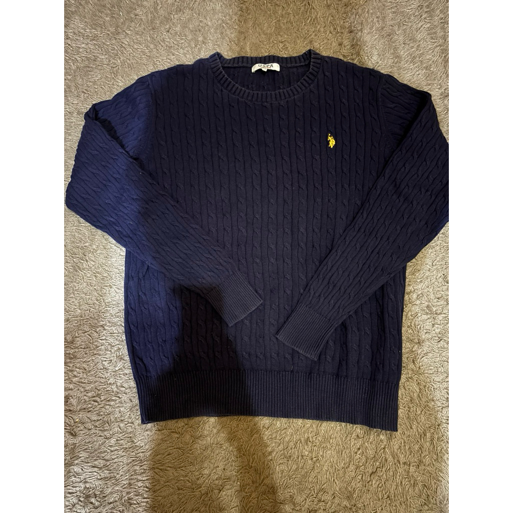 Knit Cable Polo Uspa
