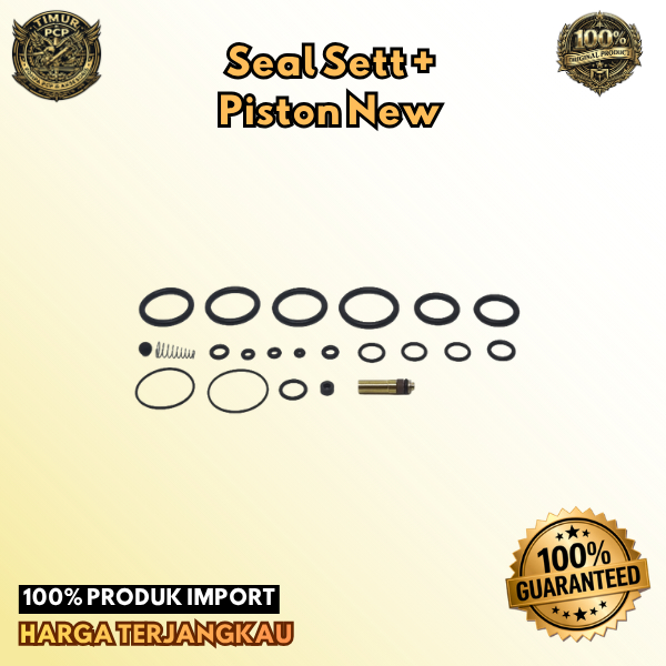 Seal Sett + Piston Pompa PCP | Seal Sett Pompa PCP 3 Stage | Seal Pompa PCP | Seal Komplit Pompa PCP