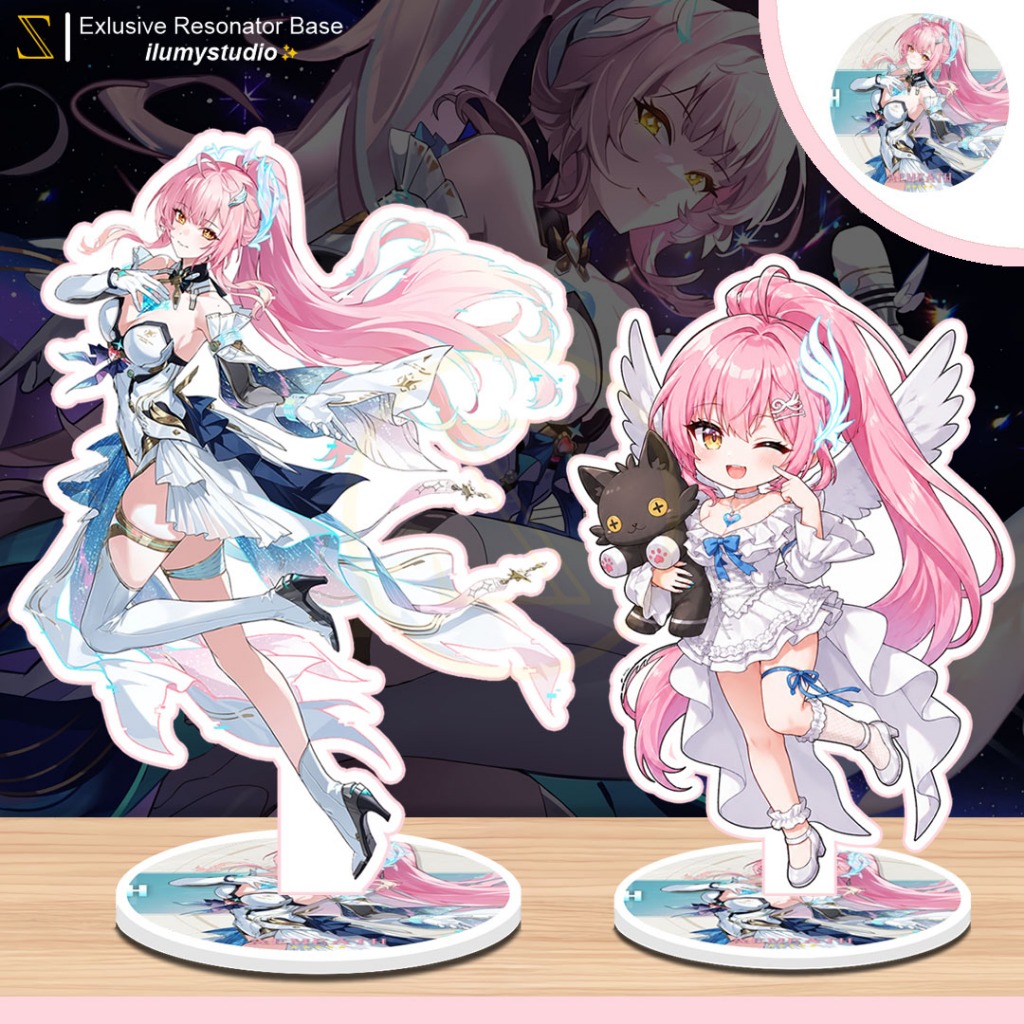 Wuthering Waves AEMEATH Figure Standee akrilik - Exlusive Resonator Base ilumystudio