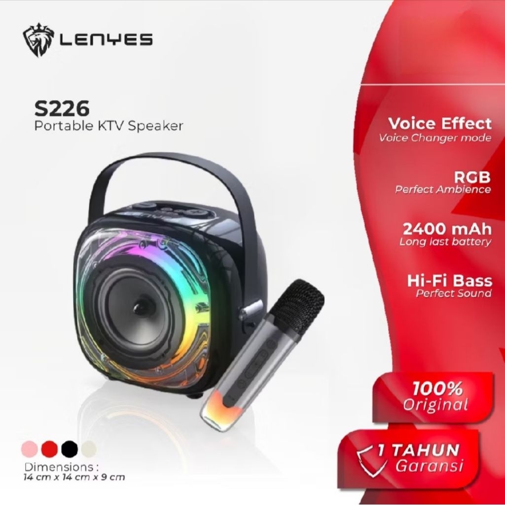 Lenyes S226 Speaker Bluetooth Karaoke