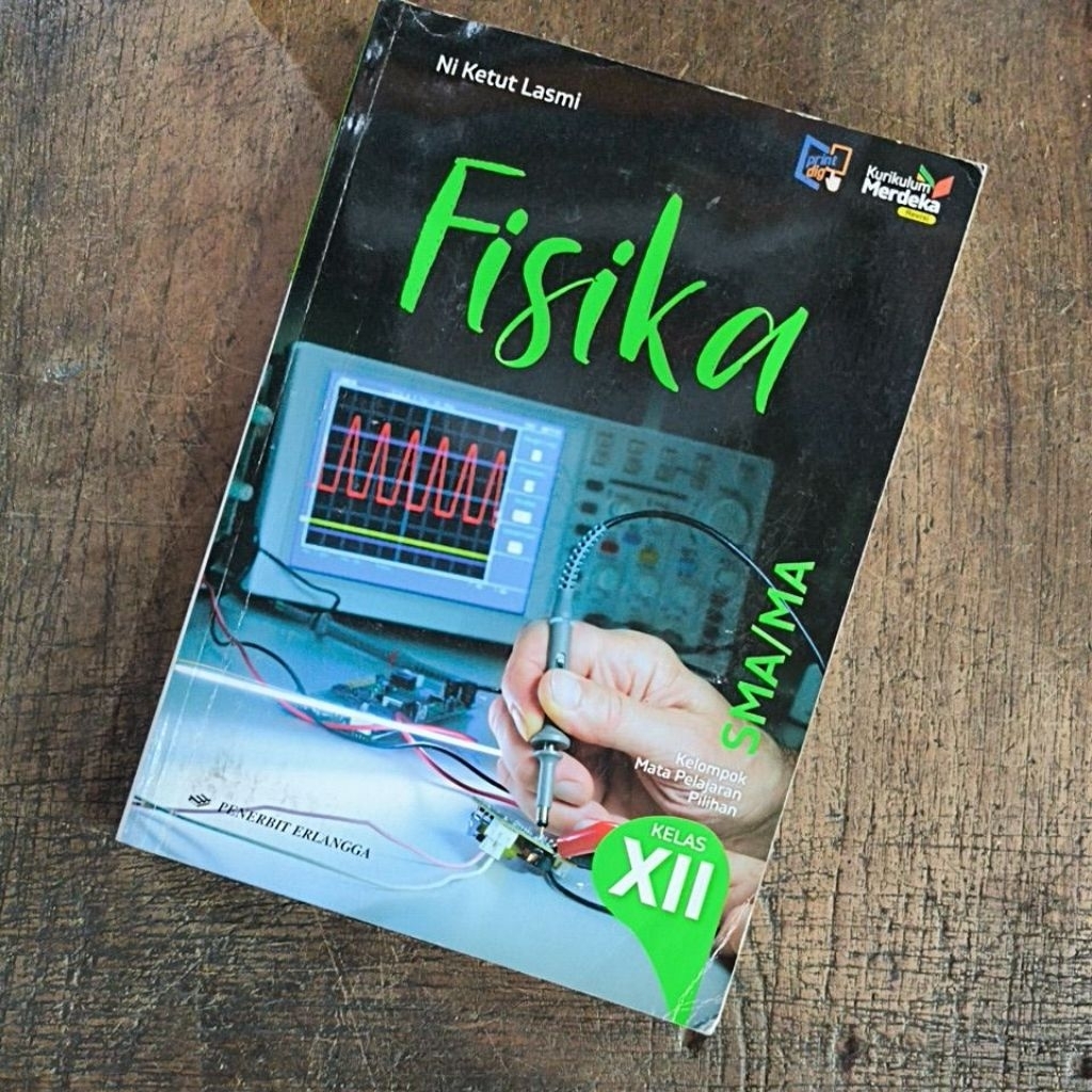 fisika kelas 12 kurikulum merdeka - erlangga (bekas)
