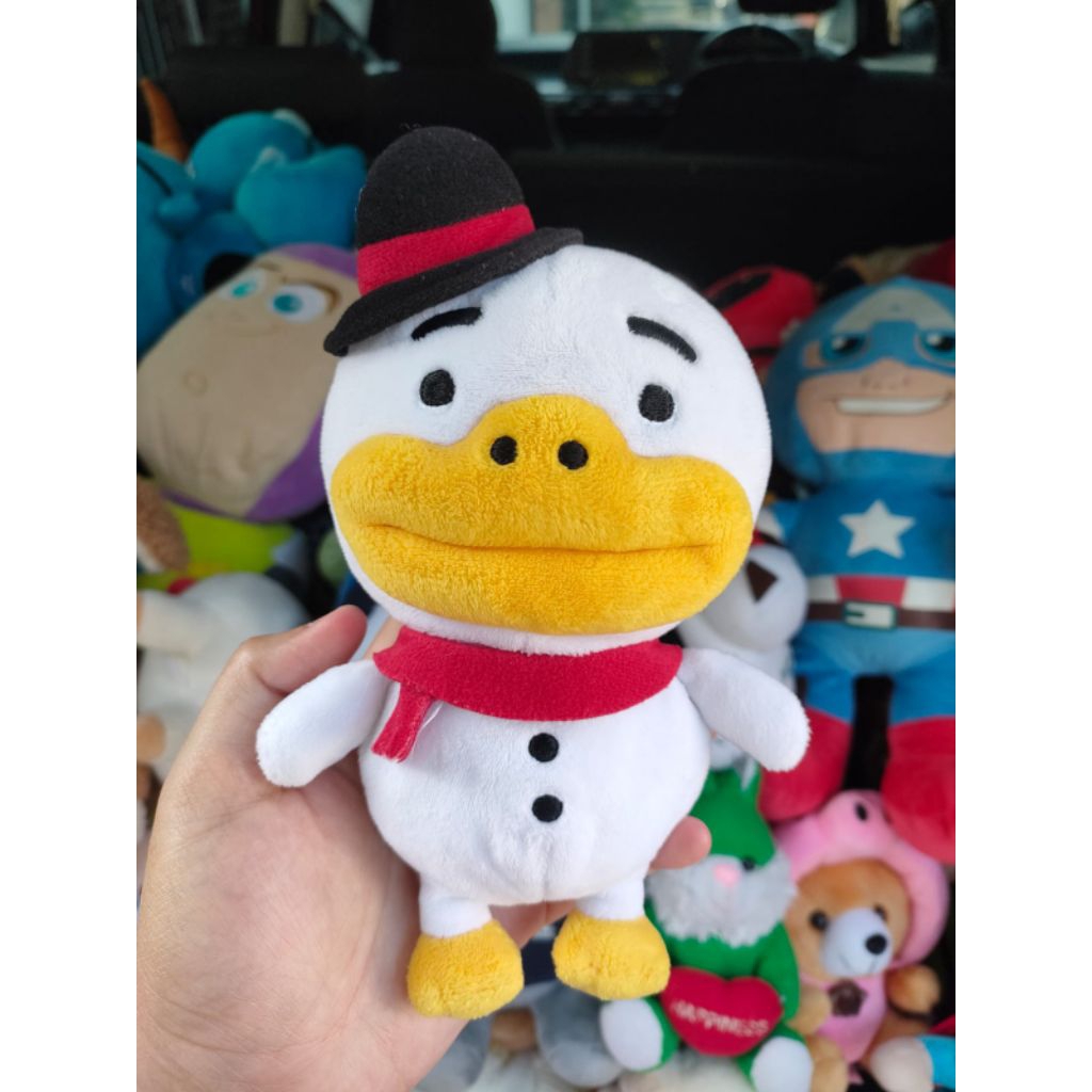 BONEKA BEBEK DUCK TOPI CUTE