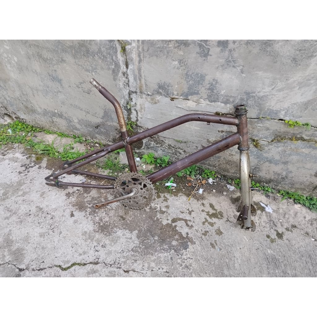 frame fork sepeda BMX WIMCYCLE METALIZER  ban 20" Vintage