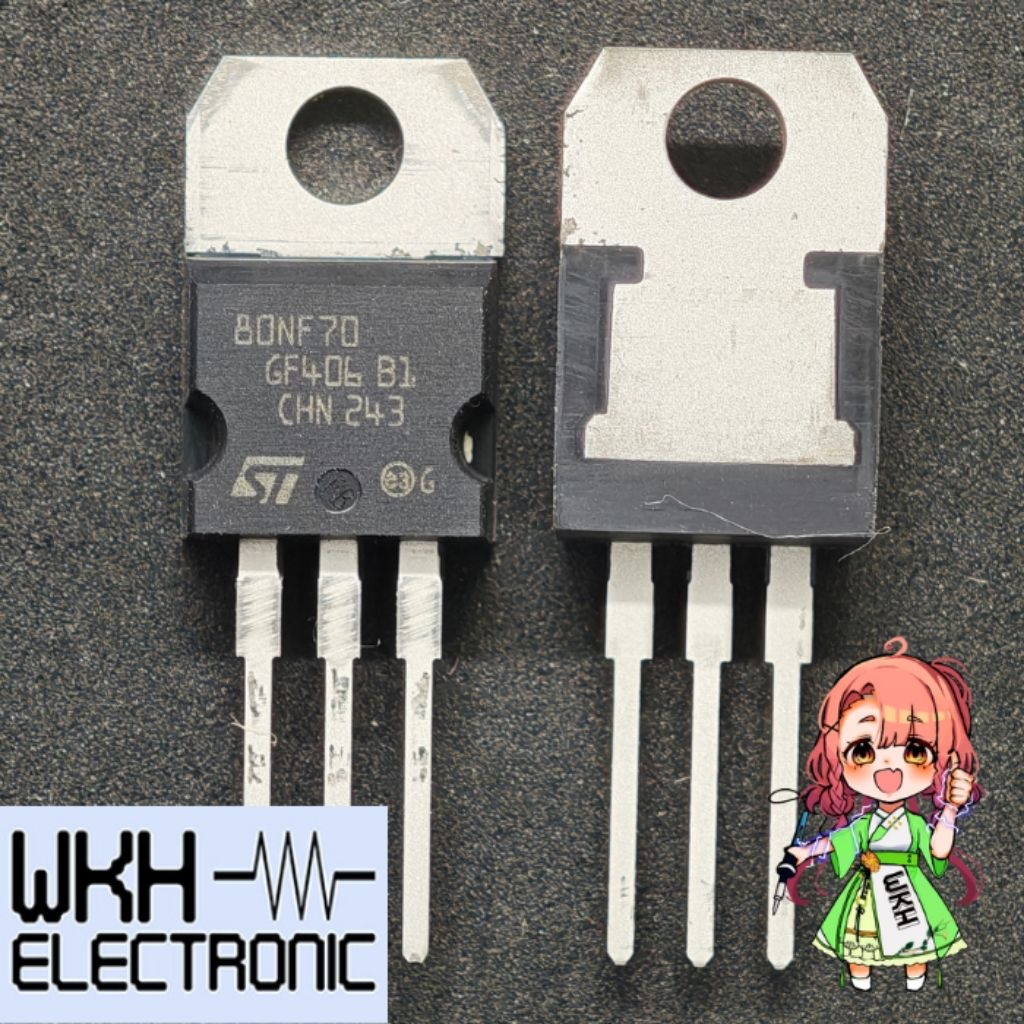 ORIGINAL STP80NF70 P80NF70 80NF70 MOSFET N-Ch TO220 68V 85A STP80N70F4