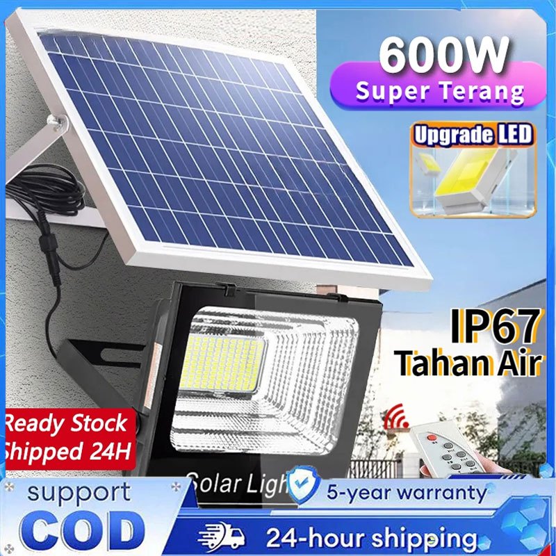 Lampu Sorot Tenaga Surya LED Solar Light IP67 lampu sorot emergency Waterproof Lampu Sorot Solar Out