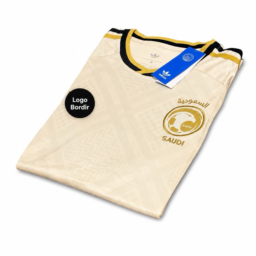 JRSY ARAB SAUDI AWAY GOLD PIALA DUNIA 2026/BAJU BOLA SAUDI ARABIA TERBARU