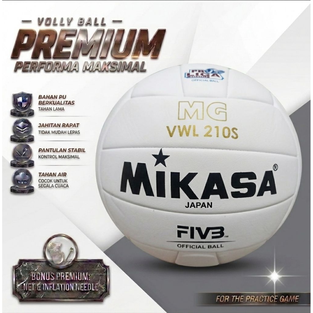 MIKASA bola voli MIKASA MG VWL 210S size 5 murah premium quality