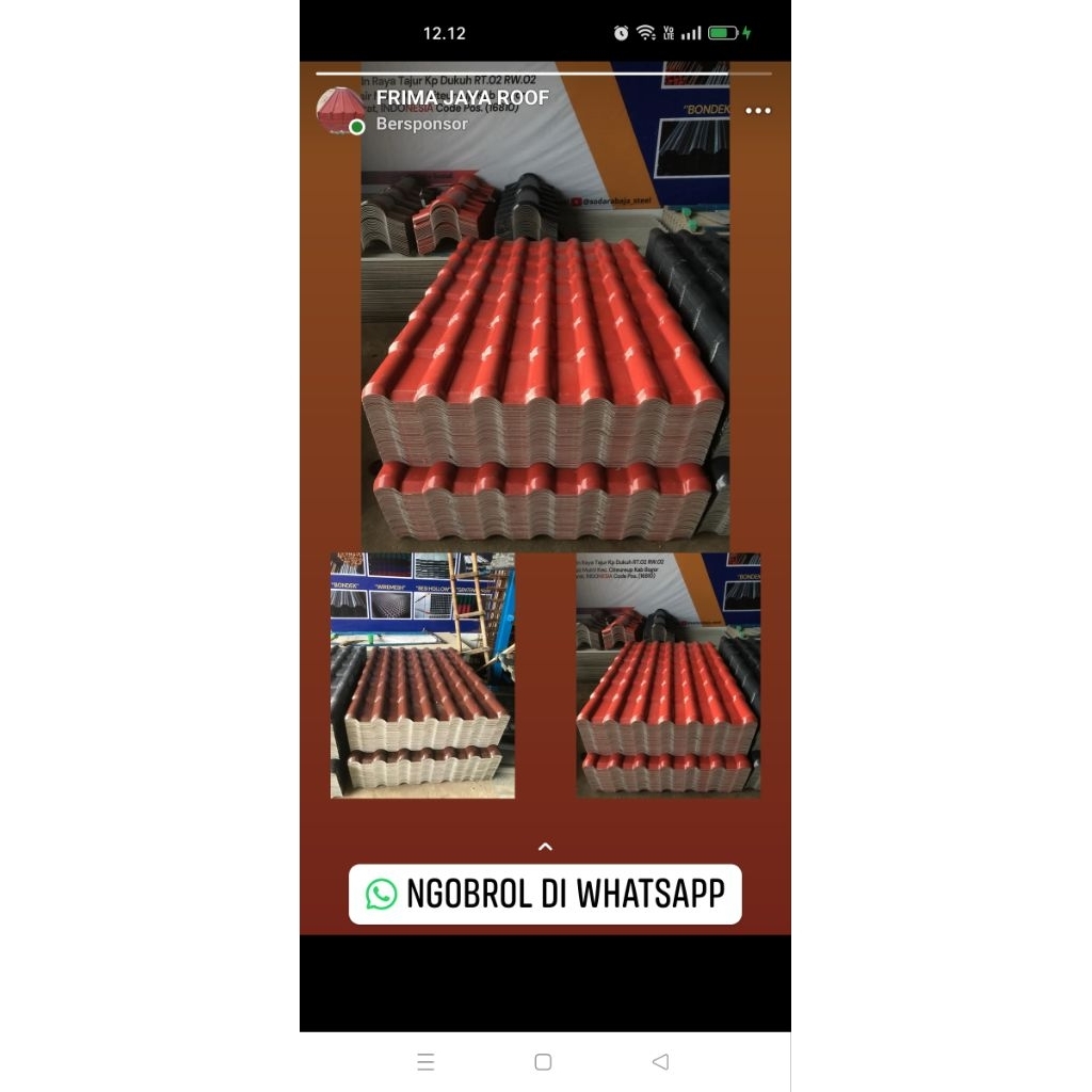 genteng UPVC