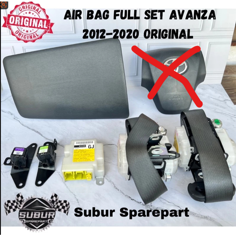 Airbag Set Avanza Xenia Veloz 2012-2015 (Tanpa Stir)