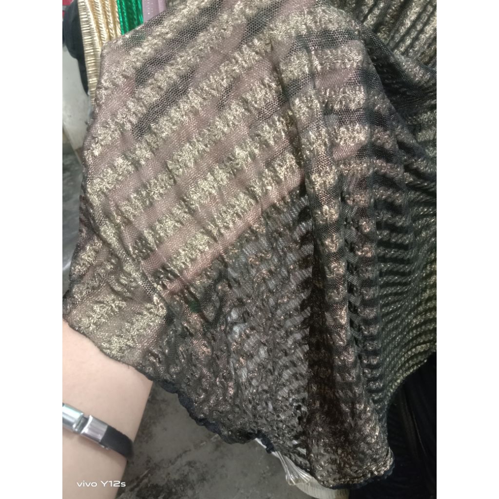 Kain Brokat Tile / Harga / 0.5m / Kain Brokat Tile Meteran / Bahan Brokat Tile / Bahan Brokat Tile M
