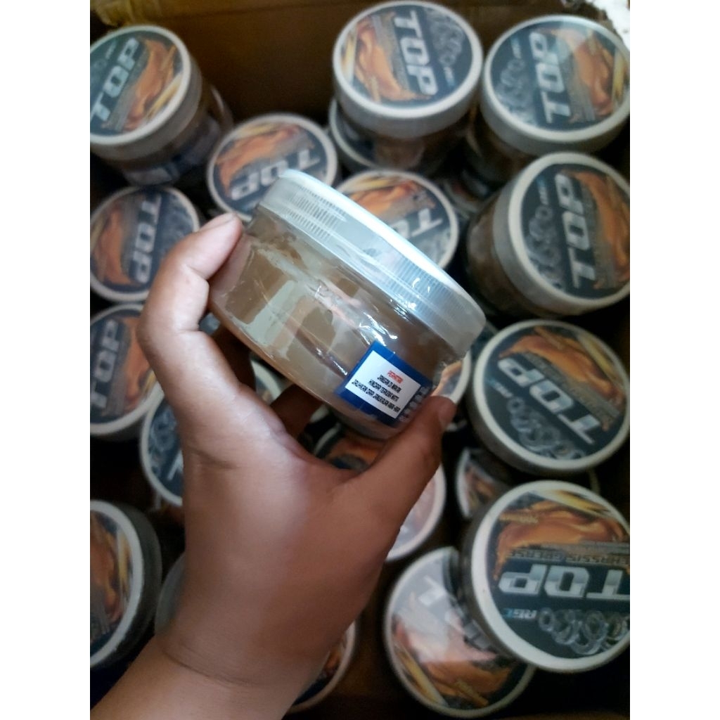 GEMUK TOP CHASSIS GREASE  200G warna putih. pelumas serbaguna berkualitas