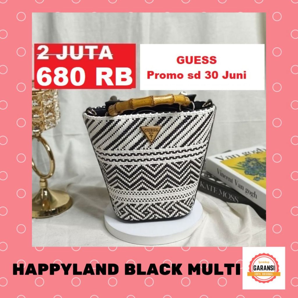 Tas Guess seri HAPPYLAND MINI satchel bag 100% Original Store