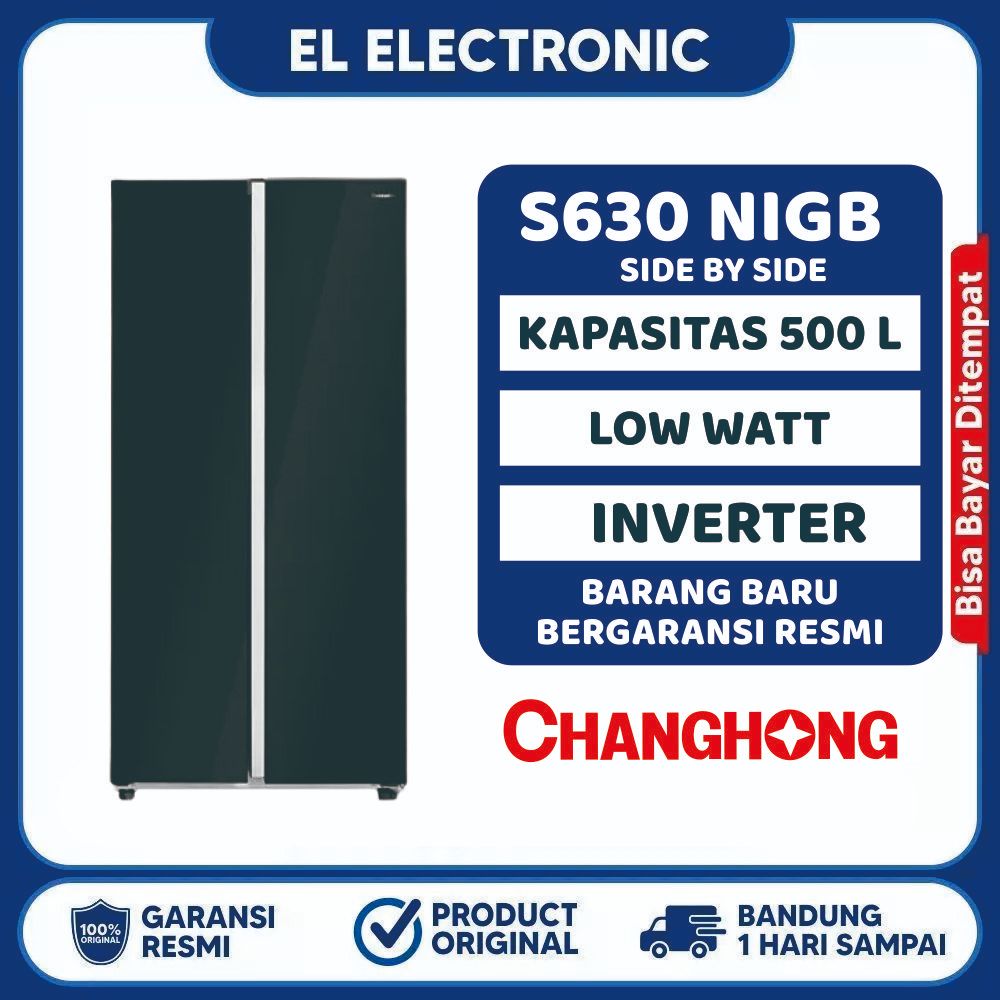 KULKAS CHANGHONG SIDE BY SIDE FSS630NIGB