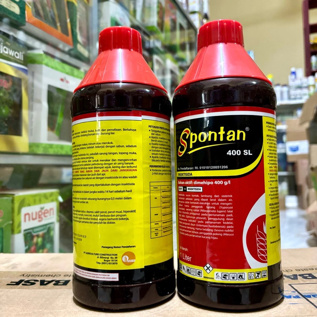 Insektisida SPONTAN 400SL Kemasan 1 Liter - Insektisida Spontan Pembasmi Sundep