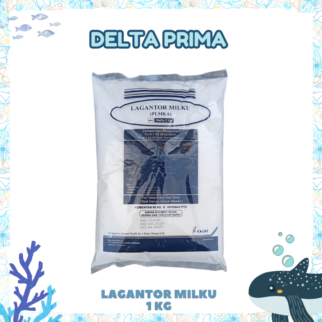LAGANTOR MILKU 1 KG - Mineral Premix AD3E Untuk Penggemukan Dan Sapi Perah.