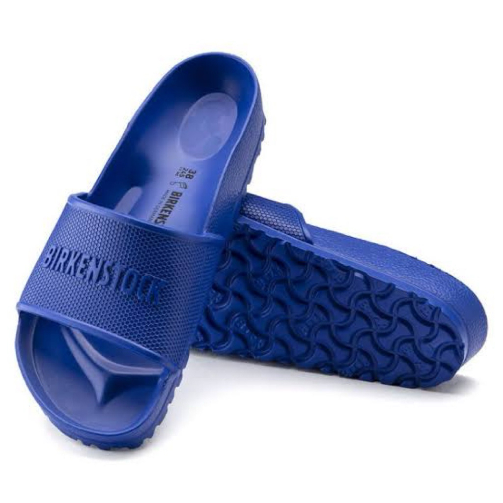 Birkenstock Barbados Eva blue sendal sandal pria