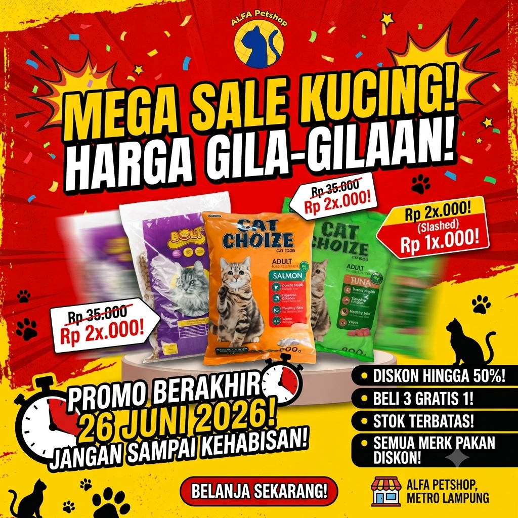 Pakan Kucing Bolt