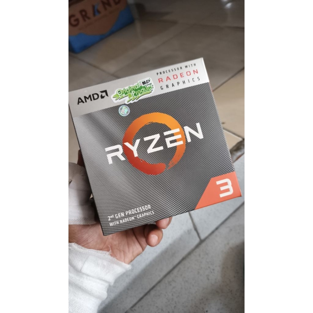 paket ryzen 3 3200g + ram ddr4 4gb