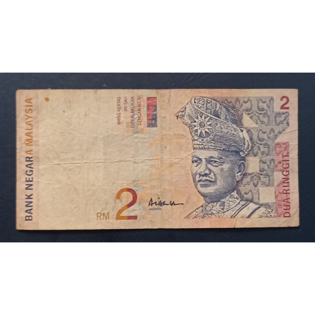 UANG KERTAS MALAYSIA 2 RINGGIT