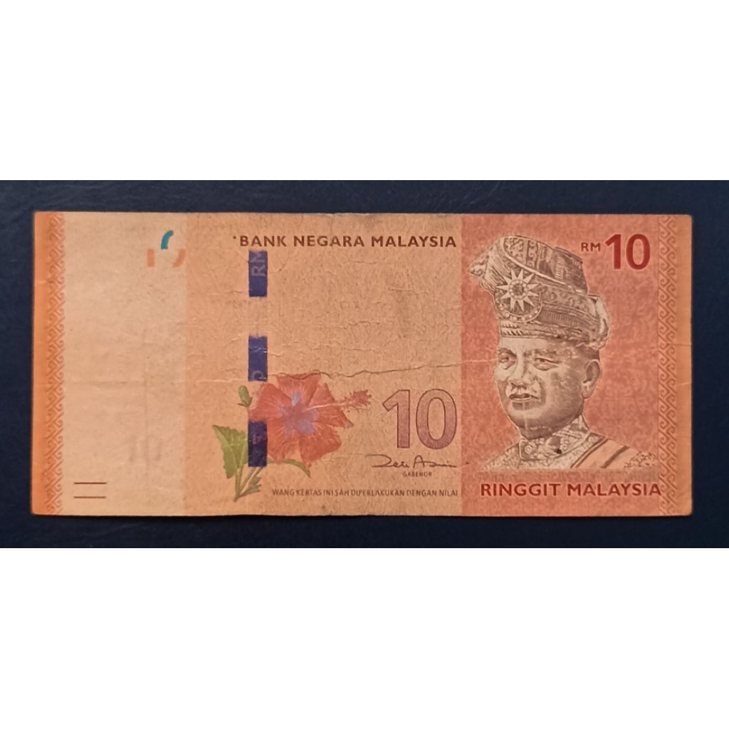 UANG KERTAS MALAYSIA 10 RINGGIT