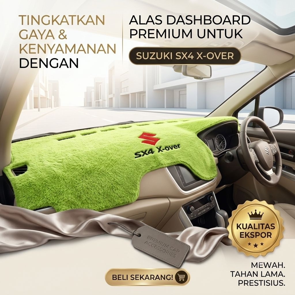 COVER ALAS KARPET PELINDUNG DASHBOARD SUZUKI SX4 X-OVER XOVER