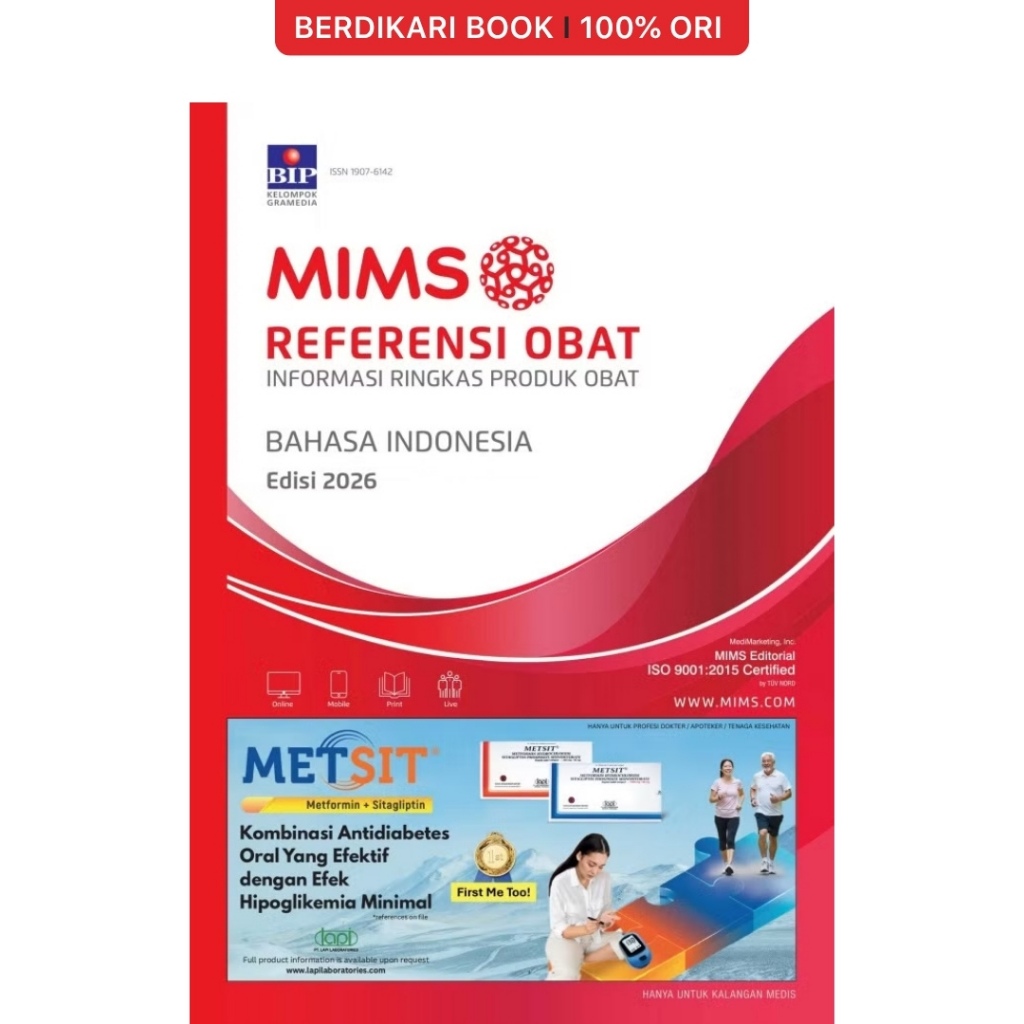 MIMS Referensi Obat Bahasa Indonesia Edisi 2026 - Gramedia