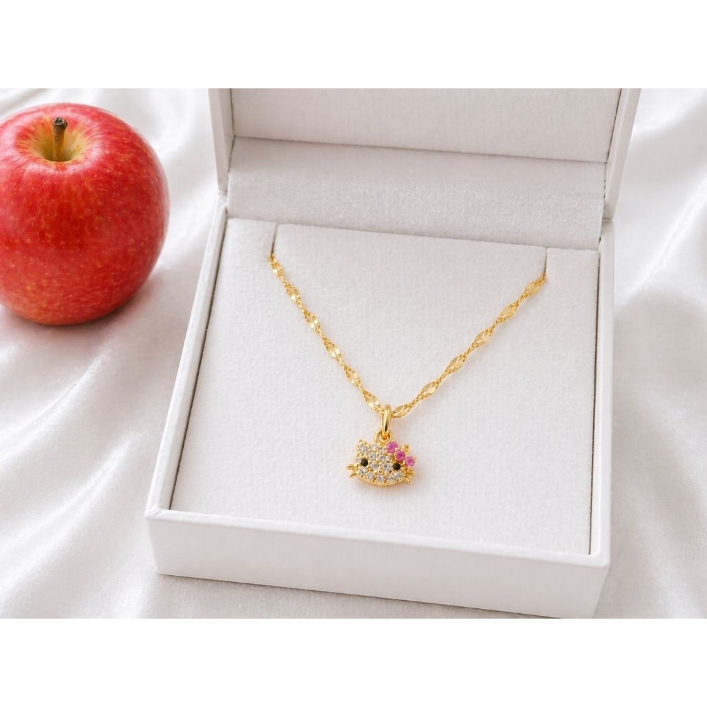 KALUNG ANAK ANAK TITANIUM DAN LIONTIN TITANIUM