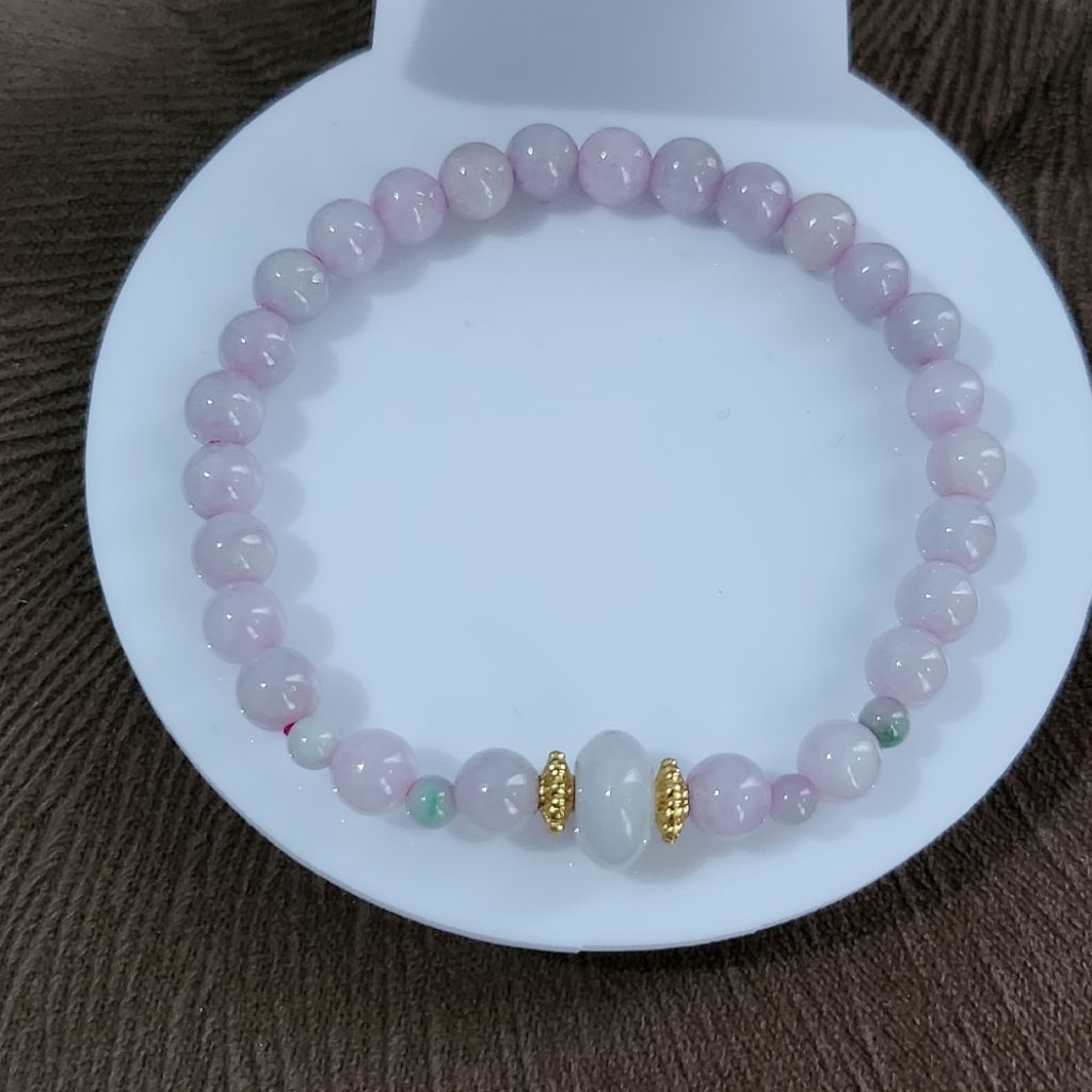 Gelang Giok Pink DIY