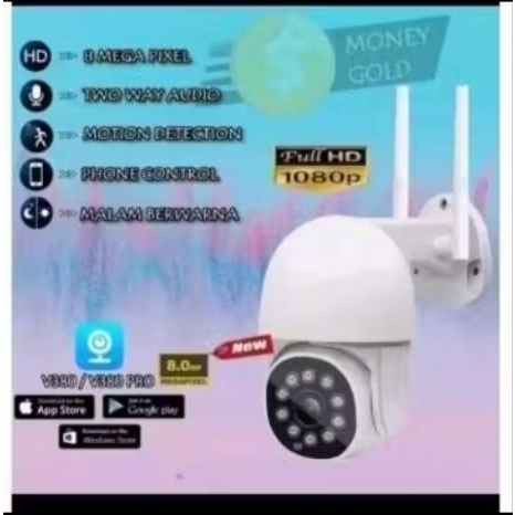 Smart Camera Cctv Outdoor V380 Pro Putar 360°