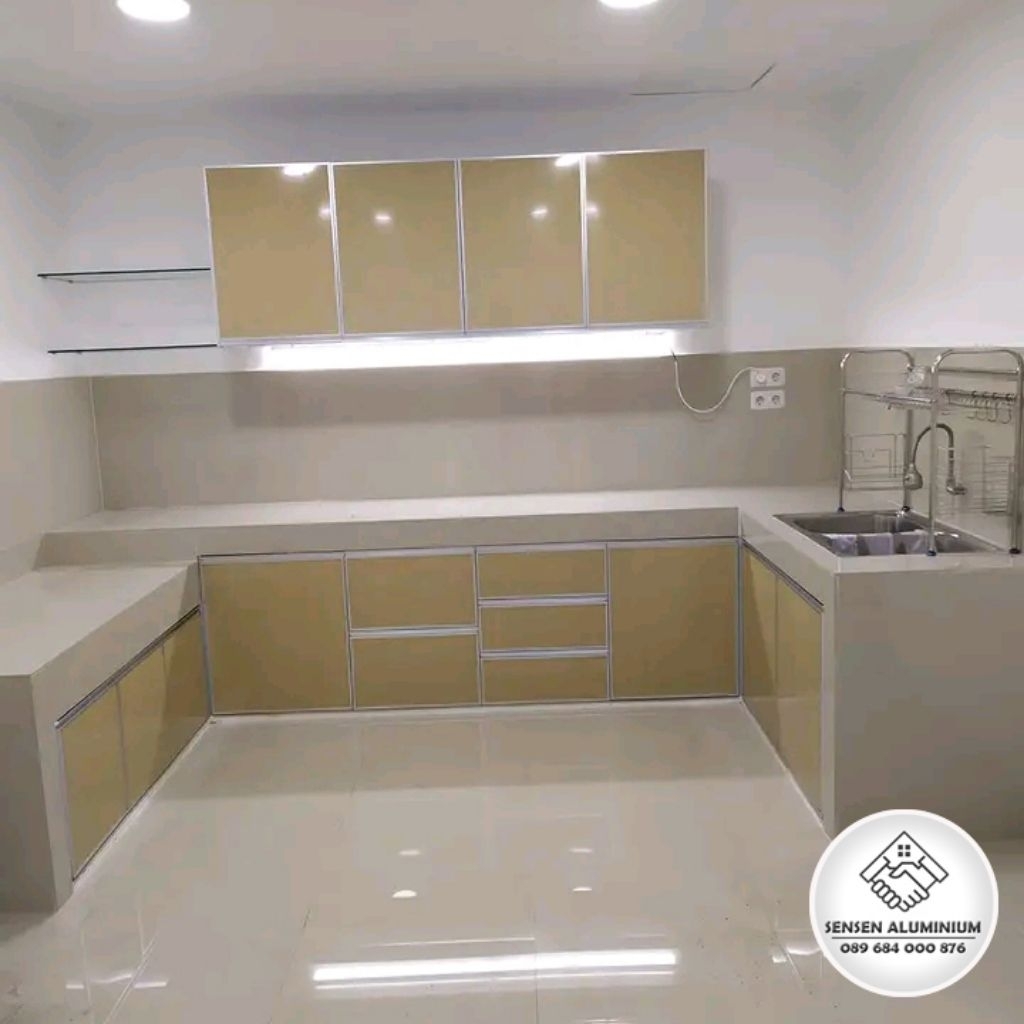kitchen set aluminium frame list malang