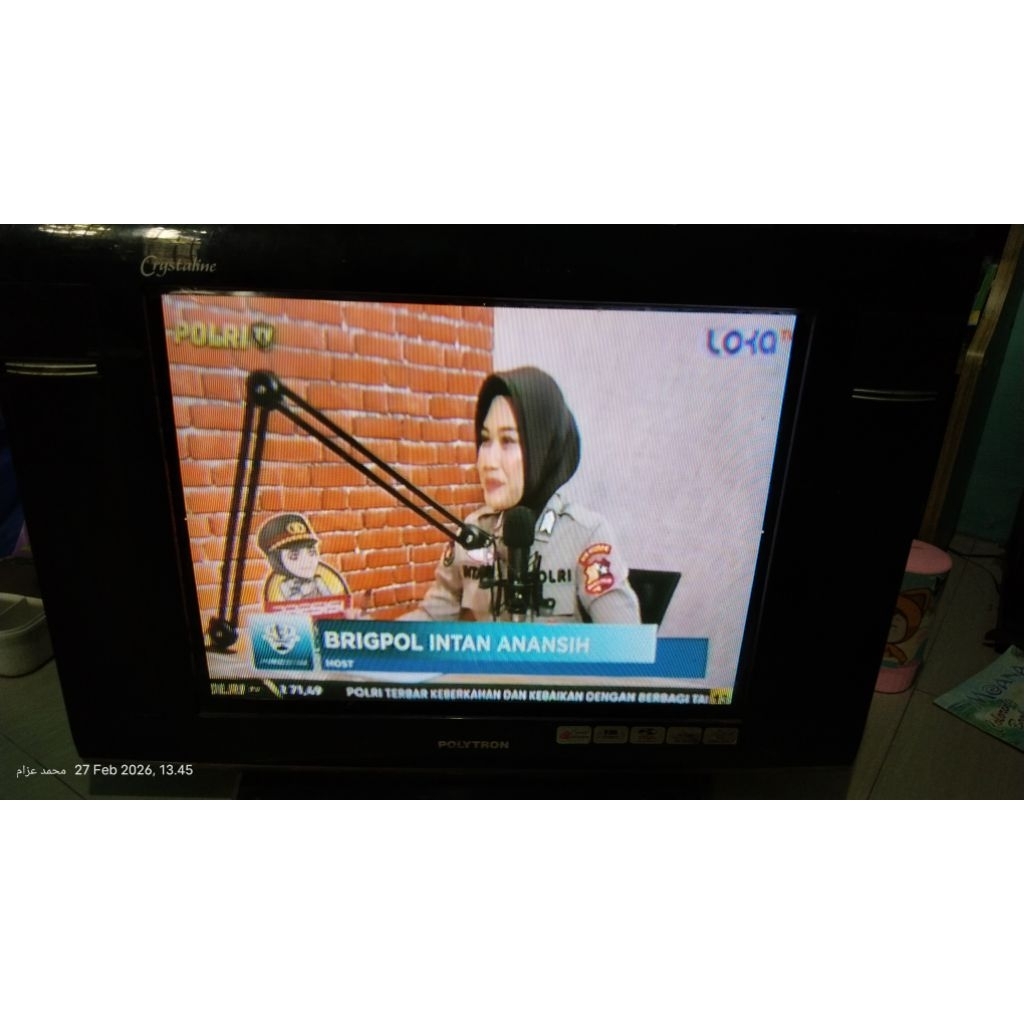 tv tabung polytron 21" u slim