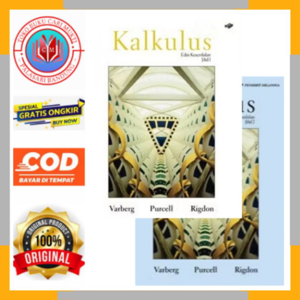 ERLANGGA BUKU KALKULUS PURCELL JILID 1 & 2 EDISI 9 BUKU ORIGINAL