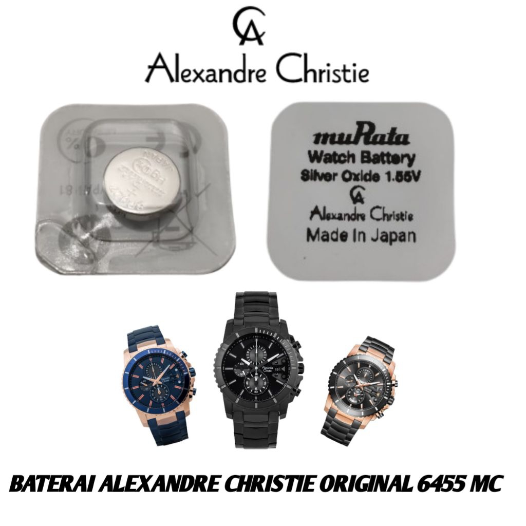 Baterai Alexandre Christie original 6455 MC