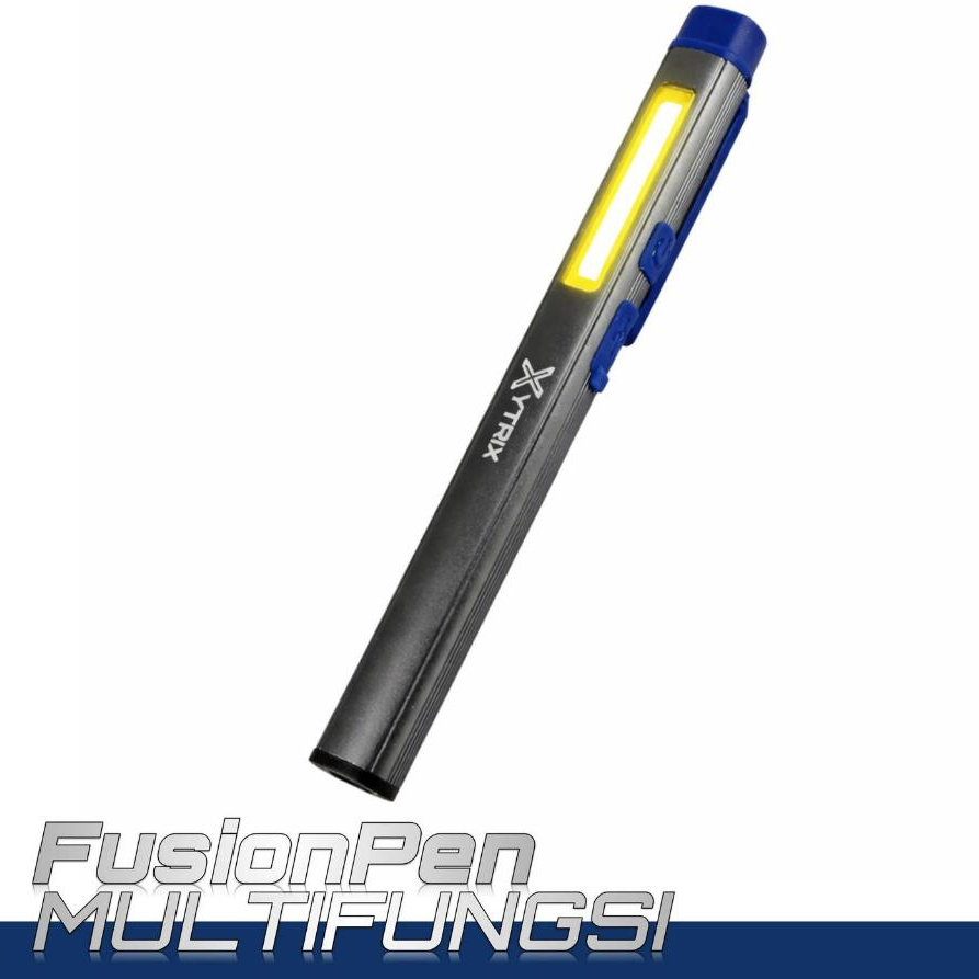 AOKI XYTRIX FusionPen Senter Multifungsi COB LED USB-C dengan UV / Laser Merah & Magnet - FusionPen-