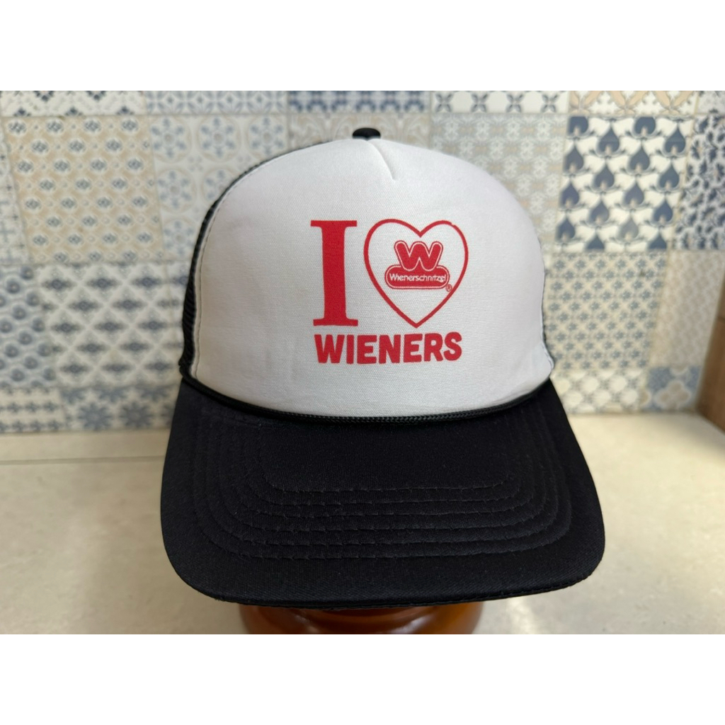 Topi Second Brand Branded Trucker Cap I Love Wieners By Clipper Original
