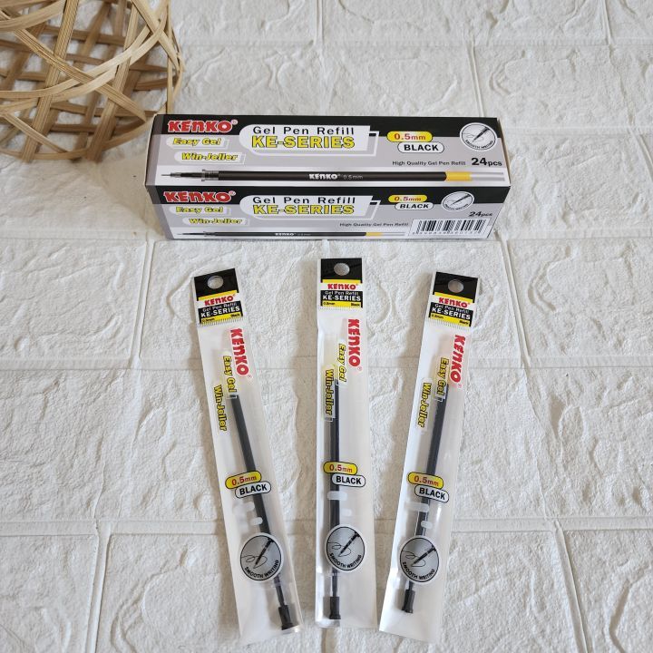 KENKO - REFILL PENA / ISI PENA EASY GEL/WIN - JELLER 0.5 MM BLACK